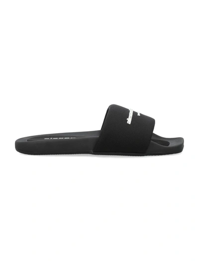 Shop Alexander Wang Pool Slide In Black