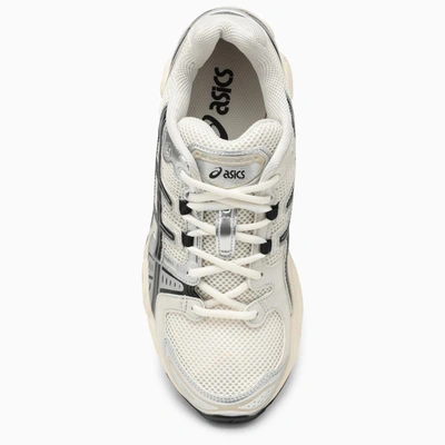 Shop Asics Cream/black Gel-nimbus 9 Sneakers In White