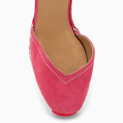 Shop Castaã±er Castañer Magenta Carina 8/007 Espadrilles In Pink