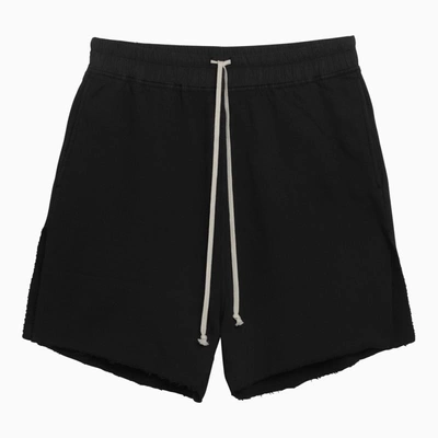 Shop Rick Owens Drkshdw Drkshdw Cotton-blend Bermuda Shorts In Black