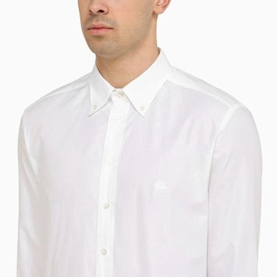 Shop Etro Button-down Shirt In White