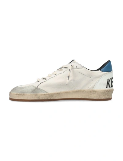 Shop Golden Goose Ball Star In White Red Blue