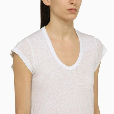Shop Isabel Marant Étoile T-shirt In White