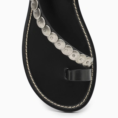 Shop Isabel Marant Melte Studded Sandal In Black