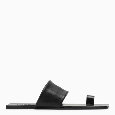 Shop Jil Sander Low Sandal In Black