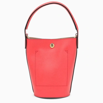 Shop Longchamp Xs Épure Strawberry Bucket Bag In Red