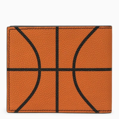 Shop Off-white ™ Basketball Billfold Wallet In Orange