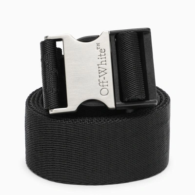 Shop Off-white ™ Long Tape 35 Belt In Black