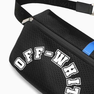 Shop Off-white ™ Mesh Bumbag With Logo In Black