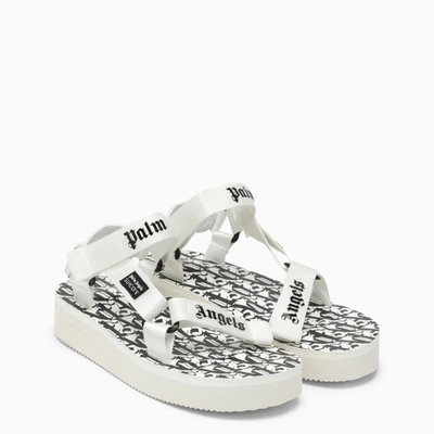 Shop Palm Angels Depa  X Suicoke Sandals In White