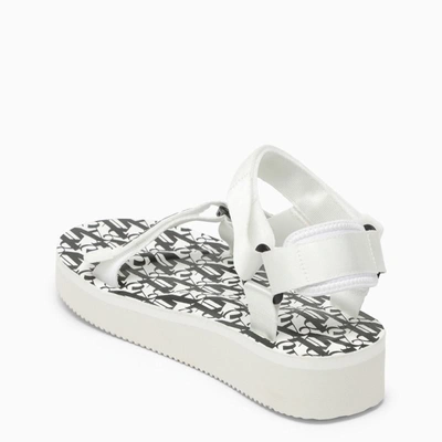 Palm Angels White Suicoke Edition Depa Sandals In White