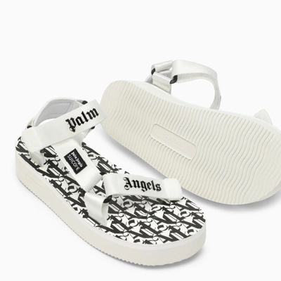 Shop Palm Angels Depa  X Suicoke Sandals In White