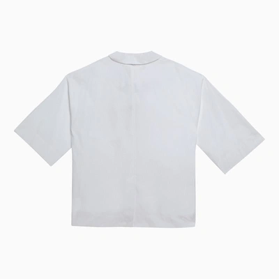 Shop Sportmax Short-sleeved Shirt In White