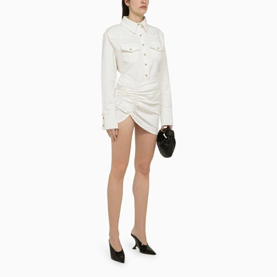 Shop The Mannei Wishaw Mini Skirt With Ruffle In White