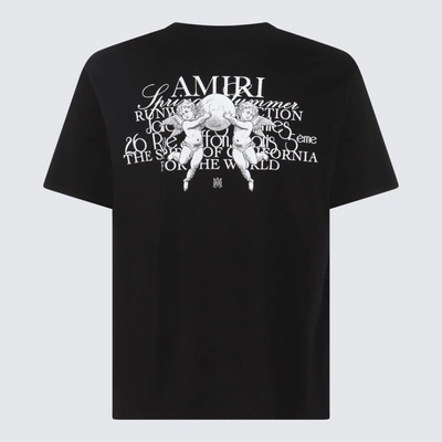 Shop Amiri Black And White Cotton T-shirt