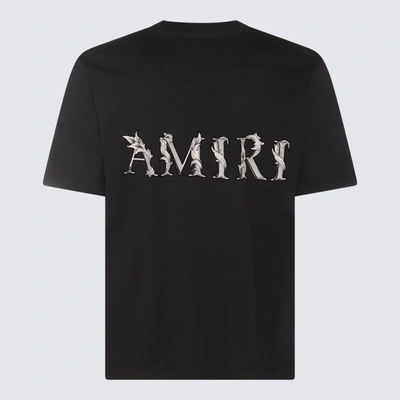 Shop Amiri Black And White Cotton T-shirt