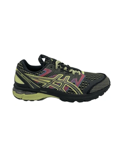 Asics Mesh Us4-s Gel-terrain Kiko Curat Low-top Sneakers With Rubb In Black