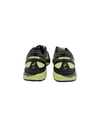 Asics Mesh Us4-s Gel-terrain Kiko Curat Low-top Sneakers With Rubb In Black