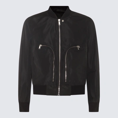 Shop Rick Owens Black Bauhaus Casual Jacket