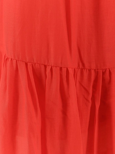 Shop Semicouture Dress In Red