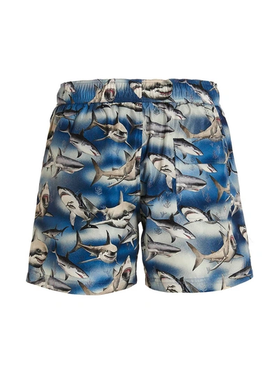 Shop Palm Angels 'sharks' Swimming Trunks