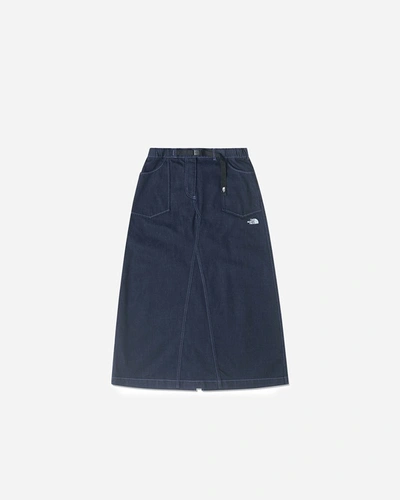 Shop The North Face Denim Overalls Dress In Blue