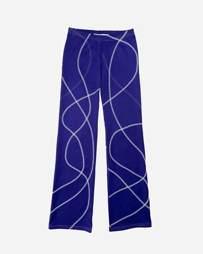 Shop Kernemilk Galaxy Pants In Purple