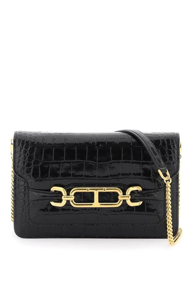 Shop Tom Ford Borsa A Tracolla Whitney In Stampa Coccodrillo