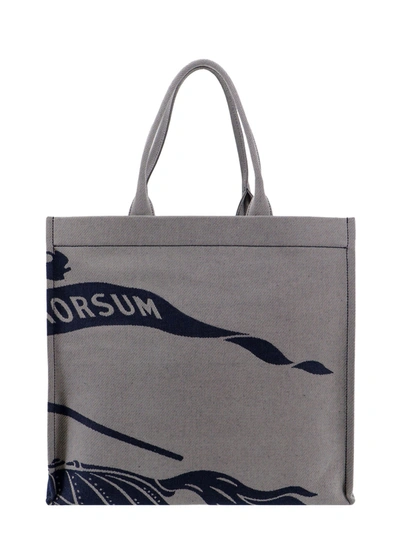 Shop Burberry Canvas Shoulder Bag With Frontal Ekd