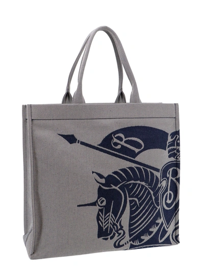 Shop Burberry Canvas Shoulder Bag With Frontal Ekd