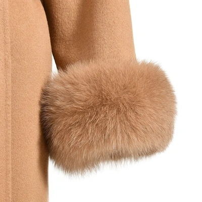 Wanan Touch Chiara Camel Cashmere Blend Coat