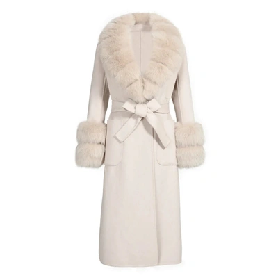 Wanan Touch Coat Lebonè Beige Mixed Cashmere