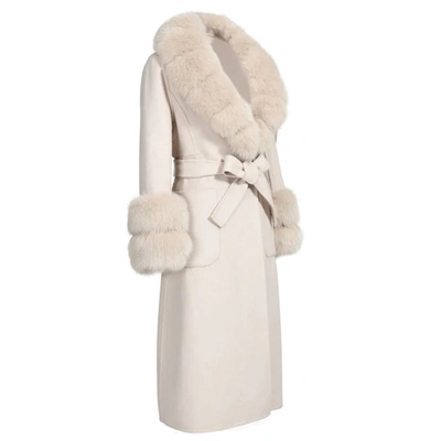 Wanan Touch Coat Lebonè Beige Mixed Cashmere