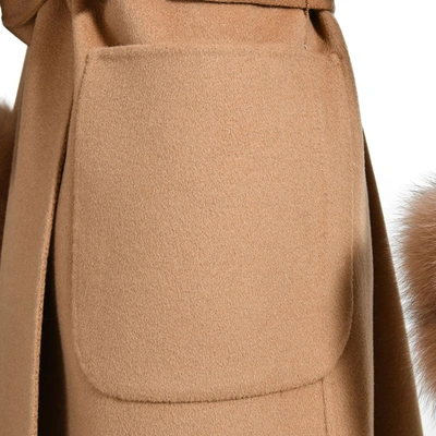 Wanan Touch Chiara Camel Cashmere Blend Coat