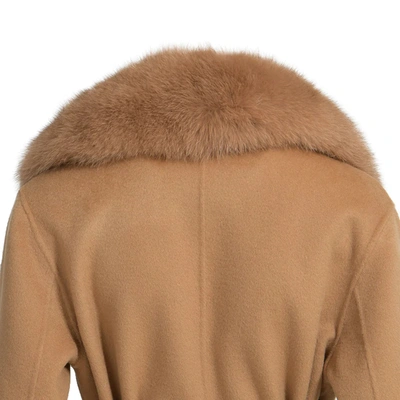 Wanan Touch Coat Chic Camel Mixed Cashmere