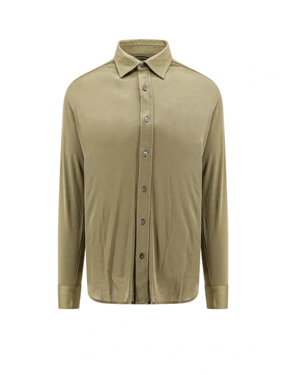 Shop Tom Ford Knitted Silk Shirt