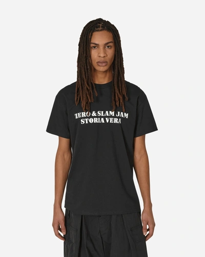 Shop Slam Jam Storia Vera Omino T-shirt In Black