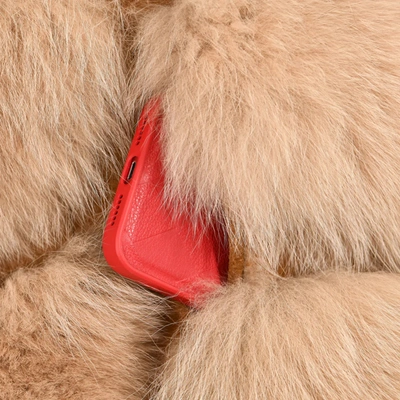 Wanan Touch Roxanne Camel Fox Fur Vest