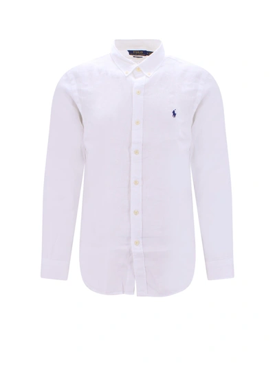 Shop Polo Ralph Lauren Slim Fit Linen Shirt
