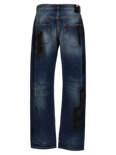 Shop Alyx 1017  9sm 'mark Flood' Jeans In Blue