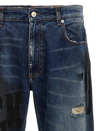 Shop Alyx 1017  9sm 'mark Flood' Jeans In Blue