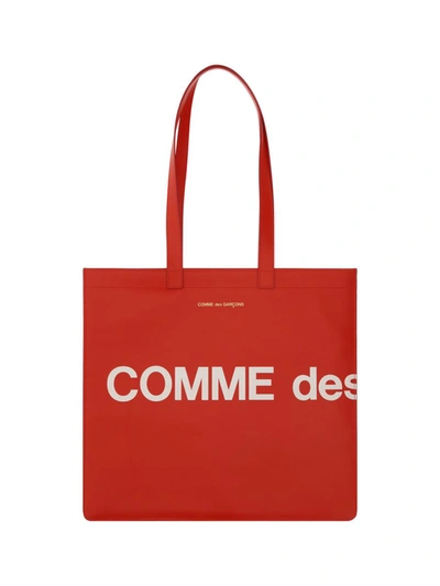Shop Comme Des Garçons Shoulder Bags In Red