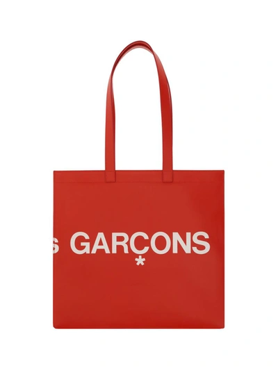 Shop Comme Des Garçons Shoulder Bags In Red