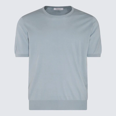 Shop Cruciani Light Blue Cotton T-shirt In Cielo