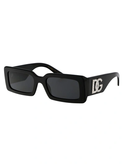 Dolce & Gabbana Squared Sunglasses 0 Dg4447 B 335587 In 335587 Black