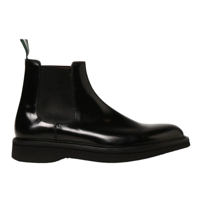 Shop Green George Boots In Black