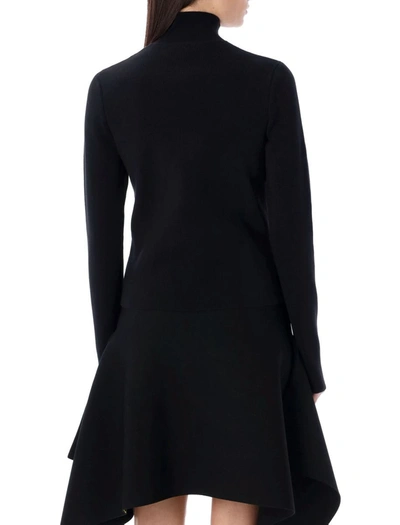 Shop Jw Anderson J.w. Anderson Fitted Cardigan In Black