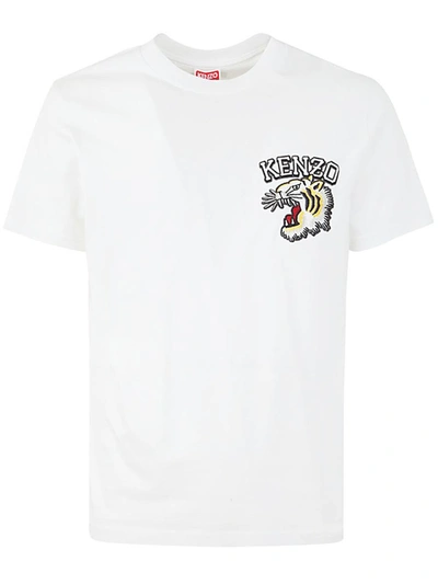 Shop Kenzo Tiger Varsity Slim T-shirt Clothing In White