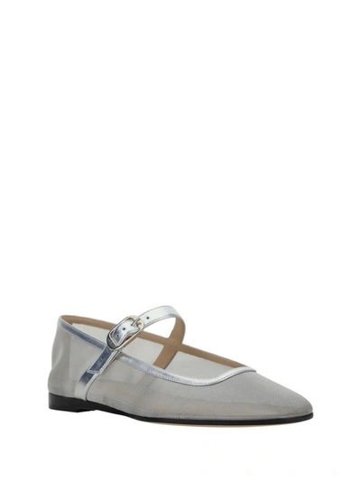 Le Monde Beryl Le Monde Beril Fabric Ballerina Flat In Silver