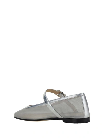 Le Monde Beryl Le Monde Beril Fabric Ballerina Flat In Silver